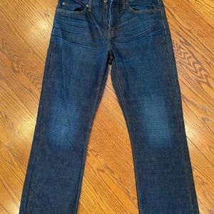 Banana Republic men’s bootcut jeans. 33x30 dark wash. Lightly worn a few times.